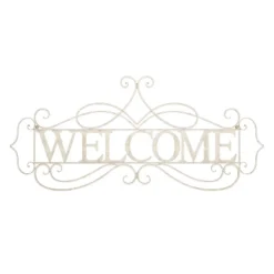Metal Cutout- Welcome Decorative Wall Sign-3D Word Art Home Accent Décor-Perfect For Modern Rustic Or Vintage Farmhouse Style By Lavish Home