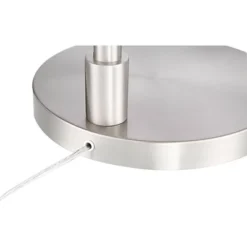 Possini Euro Design Vogue Modern Floor Lamp With Tray Table 60" Tall Brushed Nickel USB Charging Port Organza Outer White Inner Shade For Living Room 14 Possini Euro Design Vogue Modern Floor Lamp With Tray Table 60" Tall Brushed Nickel USB Charging Port Organza Outer White Inner Shade For Living Room -Home Decor Shop GUEST 8c17ad03 5da4 421f aa50 a05ac162d43e