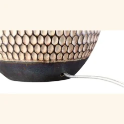 360 Lighting Emma Modern Mid Century Accent Table Lamp 21" High Wood Brown Ceramic Oatmeal Drum Shade For Bedroom Living Room Bedside Nightstand Home -Home Decor Shop GUEST 8df17054 d285 408d b95e 60677cb0a7a4