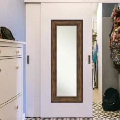 22" X 56" Non-Beveled Ballroom Bronze Full Length On The Door Mirror - Amanti Art -Home Decor Shop GUEST 8dfbb553 83d5 4826 bc46 ce9a2320afaf