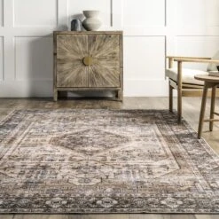 NuLOOM Devin Machine Washable Vintage Medallion Area Rug 15 NuLOOM Devin Machine Washable Vintage Medallion Area Rug -Home Decor Shop GUEST 8f2e5dd2 b933 4b77 bdf2 bf0dbb5a2f0a