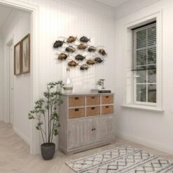 24" X 45" Metal Fish Indoor Outdoor Wall Decor Multi Colored - Olivia & May 20 24" X 45" Metal Fish Indoor Outdoor Wall Decor Multi Colored - Olivia & May -Home Decor Shop GUEST 90941f5b 93a7 4a1a a2f7 3cee59300419