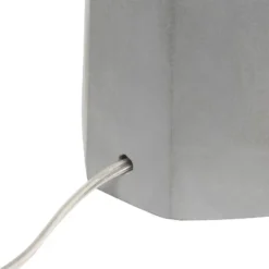 Concrete Pillar Table Lamp With Fabric Shade White - Lalia Home -Home Decor Shop GUEST 90d659c3 38e8 4792 8304 4d8c5f911a6d