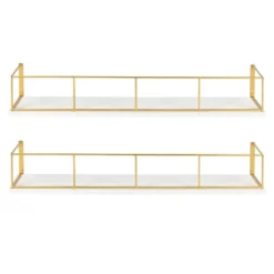 24" X 4" 2pc Decorative Wall Shelf - Kate & Laurel All Things Home 10 24" X 4" 2pc Decorative Wall Shelf - Kate & Laurel All Things Home -Home Decor Shop GUEST 91a3cd81 f1e0 4ff2 ac5e 5bca264d77be