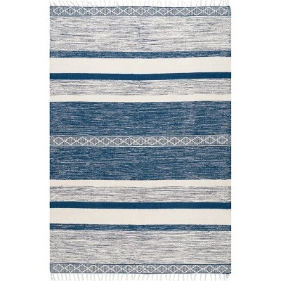 NuLOOM Striped Fringe Angela Area Rug 11 NuLOOM Striped Fringe Angela Area Rug - Image 11