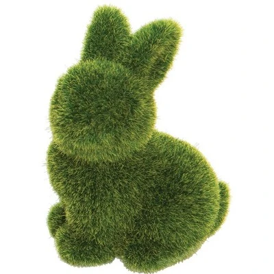 Gallerie II Moss Flocked Easter Bunny Set Of 3 1 Gallerie II Moss Flocked Easter Bunny Set Of 3