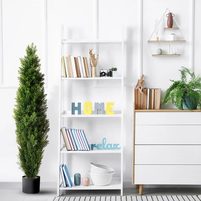 Forever Leaf 36" Cedar Boxwood In Black Pot (2 Pack), Indoor Artificial Plant For Home Decor 2 Forever Leaf 36" Cedar Boxwood In Black Pot (2 Pack), Indoor Artificial Plant For Home Decor - Image 2