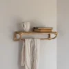 Brown Cane Wall Shelf By Foreside Home & Garden