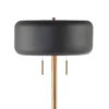 Globe Electric 2 Light Metallic Dark Gray Floor Lamp - Novogratz X Globe