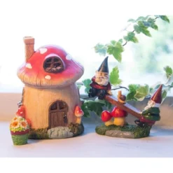 Juvale 7 Piece Set Mini Garden Gnome Fairy Village House Statue Set, Whimsical Home Décor -Home Decor Shop GUEST 96796316 fff2 4f6c aa33 49db673537db