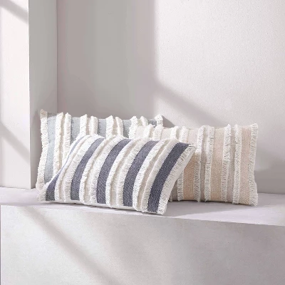 14"x20" Mona Lumbar Throw Pillow - Crescent & Starlight 2 14"x20" Mona Lumbar Throw Pillow - Crescent & Starlight - Image 2