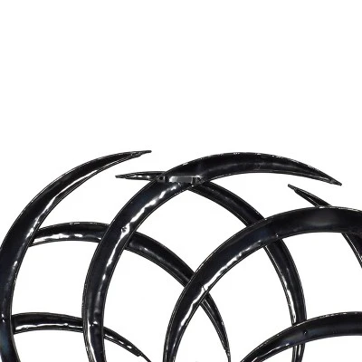 Metal Starburst Wind Spinner Inspired Wall Decor Bronze - Olivia & May 5 Metal Starburst Wind Spinner Inspired Wall Decor Bronze - Olivia & May - Image 5