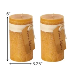Brown Sugar Pillar Candles - Set Of 2 11 Brown Sugar Pillar Candles - Set Of 2 -Home Decor Shop GUEST 9979771a c117 4800 b428 6721c0ea755b