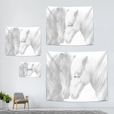 Horse Love By Sisi And Seb Wall Tapestry 2 Horse Love By Sisi And Seb Wall Tapestry - Image 2