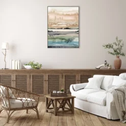 32" X 42" Mesa Horizon Strata II By Grace Popp Framed Canvas Wall Art Print - Amanti Art -Home Decor Shop GUEST 9a5f0f7e a9a0 42ed a9d3 f4fb31fcb0c4