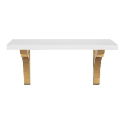 18" Corblynd Traditional Wood Wall Shelf White - Kate & Laurel All Things Decor 8 18" Corblynd Traditional Wood Wall Shelf White - Kate & Laurel All Things Decor -Home Decor Shop GUEST 9a9e09fb 31b3 4c45 8a1f d71bbd076cfa