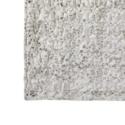 50"x70" Oversized Ruched Leopard Throw Blanket Gray - Jessica Simpson