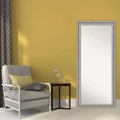 30" X 66" Parlor Silver Framed Full Length Floor/Leaner Mirror - Amanti Art 3 30" X 66" Parlor Silver Framed Full Length Floor/Leaner Mirror - Amanti Art - Image 3