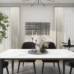 Metal Geometric Overlapping Lines Cross Hatch Wall Decor Black - Olivia & May -Home Decor Shop GUEST 9b338bb7 0227 40e8 b0a7 c06feacef1b9