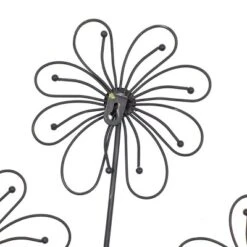 Metal Floral 3D Wire Wall Decor With Crystal Embellishments Black - Olivia & May -Home Decor Shop GUEST 9b6b32fb 119c 4d3e 9a68 b6dbb994de1b