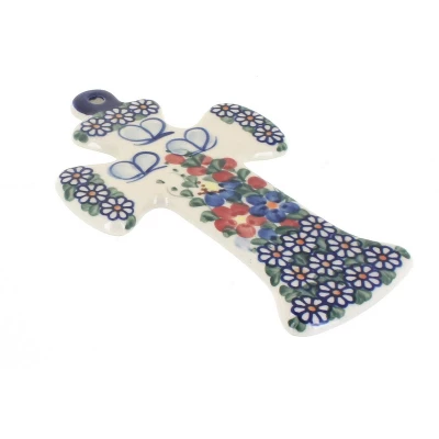 Blue Rose Polish Pottery 47 Vena Cross 9 Blue Rose Polish Pottery 47 Vena Cross - Image 9