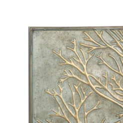 Metal Tree Wall Decor With Embossed Design Set Of 4 Brown - Olivia & May -Home Decor Shop GUEST 9fdf5679 abbb 4e4c 83e1 9ae3c8e2551d