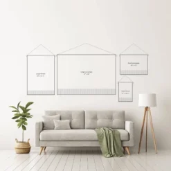 47"x32" 3pc Pimlada Phuapradit Blue And White Floral Wall Hanging Landscape Tapestries Blue - Deny Designs -Home Decor Shop GUEST a13ac065 bdc9 4a27 b6d4 f2cfcf329029 1