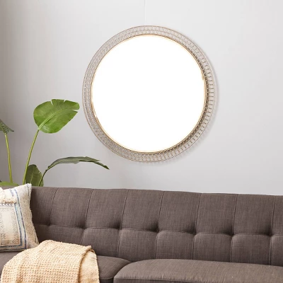 Contemporary Metal Wall Mirror Gold - Olivia & May 1 Contemporary Metal Wall Mirror Gold - Olivia & May
