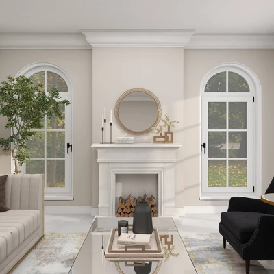 Contemporary Metal Wall Mirror Gold - Olivia & May 8 Contemporary Metal Wall Mirror Gold - Olivia & May - Image 8