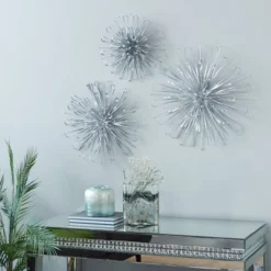 Set Of 3 Metal Starburst Wall Decors With Orb Detailing - Olivia & May 19 Set Of 3 Metal Starburst Wall Decors With Orb Detailing - Olivia & May -Home Decor Shop GUEST a38d8f64 1106 48ca b1c9 f80e43c27252