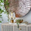 Modern Metal Table Lamp Gold - Olivia & May