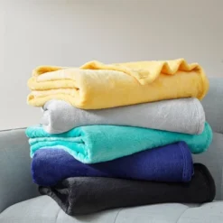 60"x70" Oversized Microlight Plush Solid Throw Blanket - Intelligent Design -Home Decor Shop GUEST a6580f18 e2b7 4460 ae4e 2734e23ca76e
