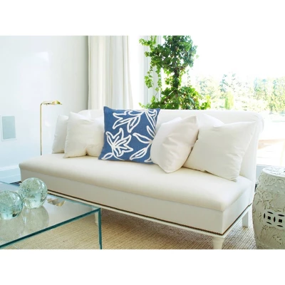 Oversize Shapes Pattern Indoor/Outdoor Throw Pillow - Liora Manne 1 Oversize Shapes Pattern Indoor/Outdoor Throw Pillow - Liora Manne