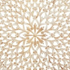 Wood Floral Handmade Intricately Carved Wall Decor With Mandala Design Light Brown - Olivia & May 22 Wood Floral Handmade Intricately Carved Wall Decor With Mandala Design Light Brown - Olivia & May -Home Decor Shop GUEST a9351c08 d609 43bb a923 49717bce1044