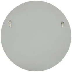 Noble Park San Simeon Round Vanity Decorative Wall Mirror Modern Beveled Glass Matte Champagne Frame 31 3/4" Wide For Bathroom Bedroom House Entryway -Home Decor Shop GUEST a980cfbd b7d6 4310 b8af b15e2dedf4a7