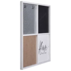Multi-Functional Wall Memo Board With Chalkboard Corkboard And Galvanized Metal White - StyleCraft 9 Multi-Functional Wall Memo Board With Chalkboard Corkboard And Galvanized Metal White - StyleCraft -Home Decor Shop GUEST abfbc01e 6f48 4c1c 8d5d 17bb0eef959d