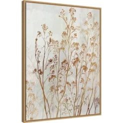 23" X 30" Botanical Bliss II By Asia Jensen Framed Canvas Wall Art Print - Amanti Art