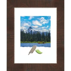 Amanti Art Wildwood Brown Narrow Picture Frame -Home Decor Shop GUEST ae184567 c54a 47e1 8915 b7fcf73edcda