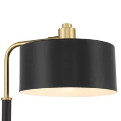 Possini Euro Design Myles Modern Mid Century Desk Lamp 24" High Black Gold With Dual USB Charging Ports Metal Drum Shade For Bedroom Living Room Home 13 Possini Euro Design Myles Modern Mid Century Desk Lamp 24" High Black Gold With Dual USB Charging Ports Metal Drum Shade For Bedroom Living Room Home -Home Decor Shop GUEST ae7581db 32e6 4c05 afa5 ffff0fe50d05