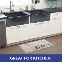 J&V TEXTILES Anti Fatigue Kitchen Mat Cushioned Anti Fatigue, Non Slip Waterproof Mat Standing Desk, 20x36x1/2 Inches (Let's Stay In) 5 J&V TEXTILES Anti Fatigue Kitchen Mat Cushioned Anti Fatigue, Non Slip Waterproof Mat Standing Desk, 20x36x1/2 Inches (Let's Stay In) -Home Decor Shop GUEST af5fe9a1 b388 451b 8a6e ef1335749140