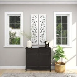 Set Of 2 Wood Floral Intricately Carved Scroll Wall Decors White - Olivia & May -Home Decor Shop GUEST af8bc624 98f7 43a0 a40f f4b90bf54ffe