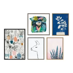 24" X 24" Sylvie Sloth Illo Framed Canvas Wall Art By Teju Reval Gray - Kate And Laurel 10 24" X 24" Sylvie Sloth Illo Framed Canvas Wall Art By Teju Reval Gray - Kate And Laurel -Home Decor Shop GUEST b054f7c3 21c4 4498 9010 7040b01afd10