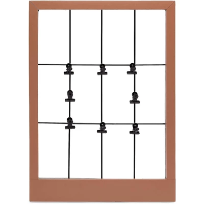 Farmlyn Creek Wall Mounted Brown Picture Frame Wood Photo Frame With Clips (15.7 X 11.4 X 0.59 In) 4 Farmlyn Creek Wall Mounted Brown Picture Frame Wood Photo Frame With Clips (15.7 X 11.4 X 0.59 In) - Image 4