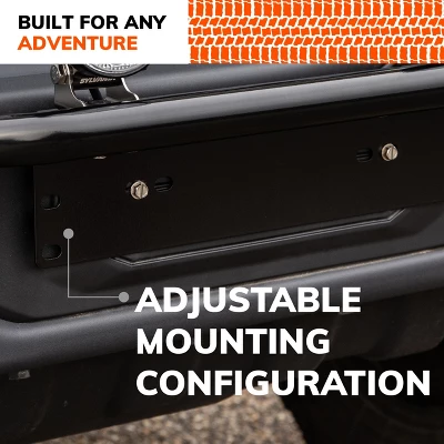 SYLVANIA - Universal License Plate Bracket - Lifetime Limited Warranty, Easy To Install Off Road LED Work Light, Best Quality Off Road Light, Truck, , Boat, ATV, UTV, SUV, 4x4 (1 PC) 2 SYLVANIA - Universal License Plate Bracket - Lifetime Limited Warranty, Easy To Install Off Road LED Work Light, Best Quality Off Road Light, Truck, , Boat, ATV, UTV, SUV, 4x4 (1 PC) - Image 2