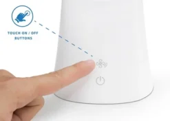 Mount-It! Turcom AirLight Ultrabright LED Desk Lamp With Bladeless Three Speeds Fan Panel | White -Home Decor Shop GUEST b2b6a169 77ce 48fb 8612 91767a002392