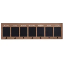 Multi-Functional Wall Memo Board With Chalkboard And Metal Clips Brown - StyleCraft 9 Multi-Functional Wall Memo Board With Chalkboard And Metal Clips Brown - StyleCraft -Home Decor Shop GUEST b3b21fb0 4d7c 49c4 8f28 a3dcebfe90b8