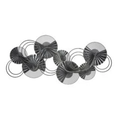 LuxenHome 47" W Distressed Metal Modern Flower Wall Decor 13 LuxenHome 47" W Distressed Metal Modern Flower Wall Decor -Home Decor Shop GUEST b49a8794 8410 4104 828d f0b374e3cbe0