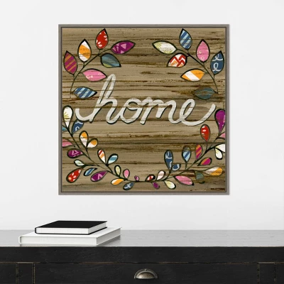 22" X 22" Love And Laughter IV By June Erica Vess Framed Canvas Wall Art Gray Wash - Amanti Art 5 22" X 22" Love And Laughter IV By June Erica Vess Framed Canvas Wall Art Gray Wash - Amanti Art - Image 5