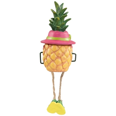 Northlight 6.25" Tropical Girl Pineapple With Cocktail Outdoor Garden Statue 4 Northlight 6.25" Tropical Girl Pineapple With Cocktail Outdoor Garden Statue - Image 4