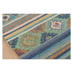 2'x3' Fair Isle Design Tufted Accent Rug Blue - Momeni -Home Decor Shop GUEST b776217d 12c7 4d99 a0db b07766b49a83